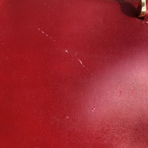 PLUM RED LONGCHAMP MINIMAL BEAUTY: crossbody, spacious, feminine. Leather bag. - Picture 8 of 17